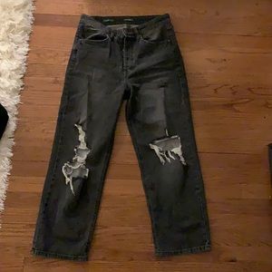 Straight leg jeans